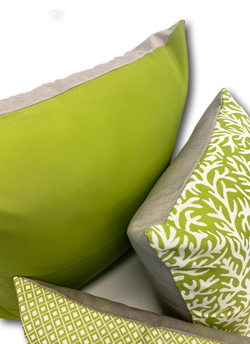 Feelgood Sea Fern & Diamonds Set - 1 Only - Tropique Cushions