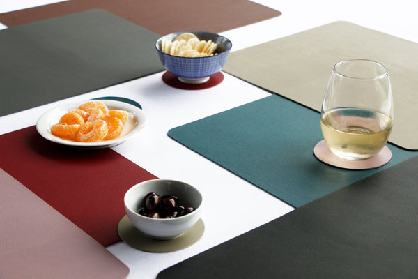 Faux Leather Placemat Decorator Collection - Tropique Cushions