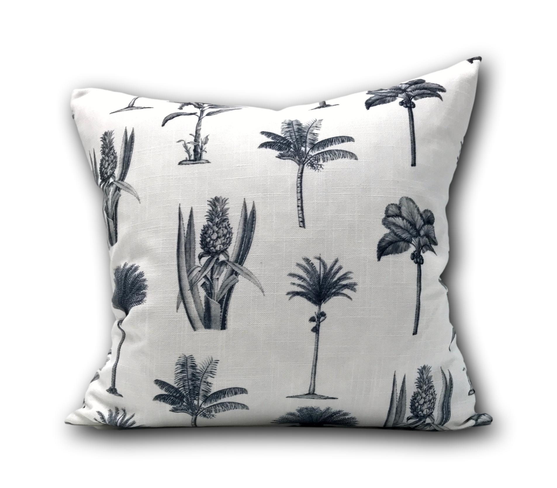 Luana Linen in Charcoal White