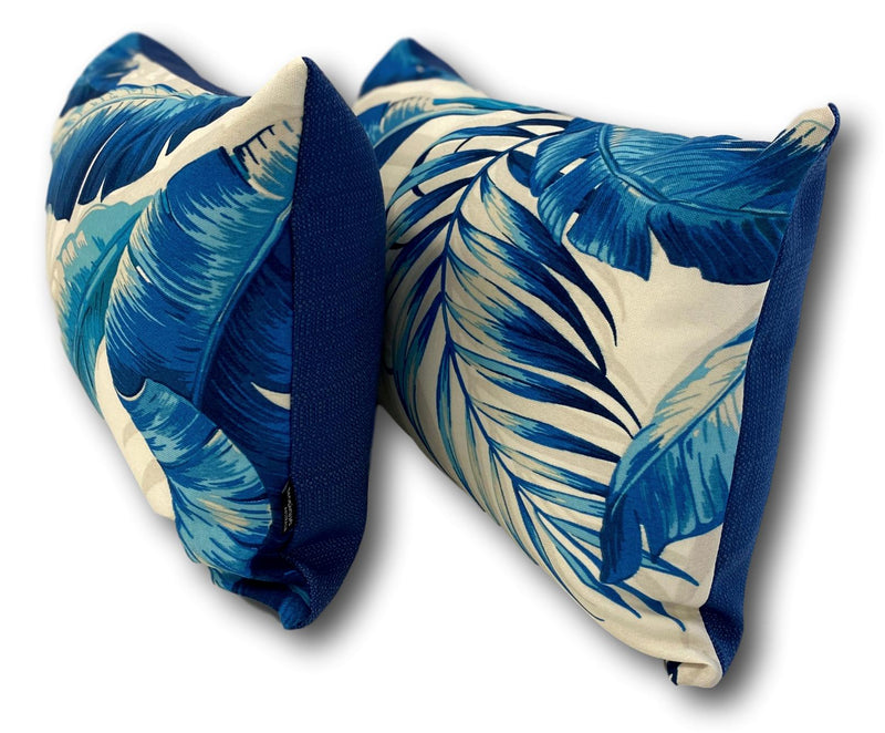 Palmiers in Marine - Tropique Cushions