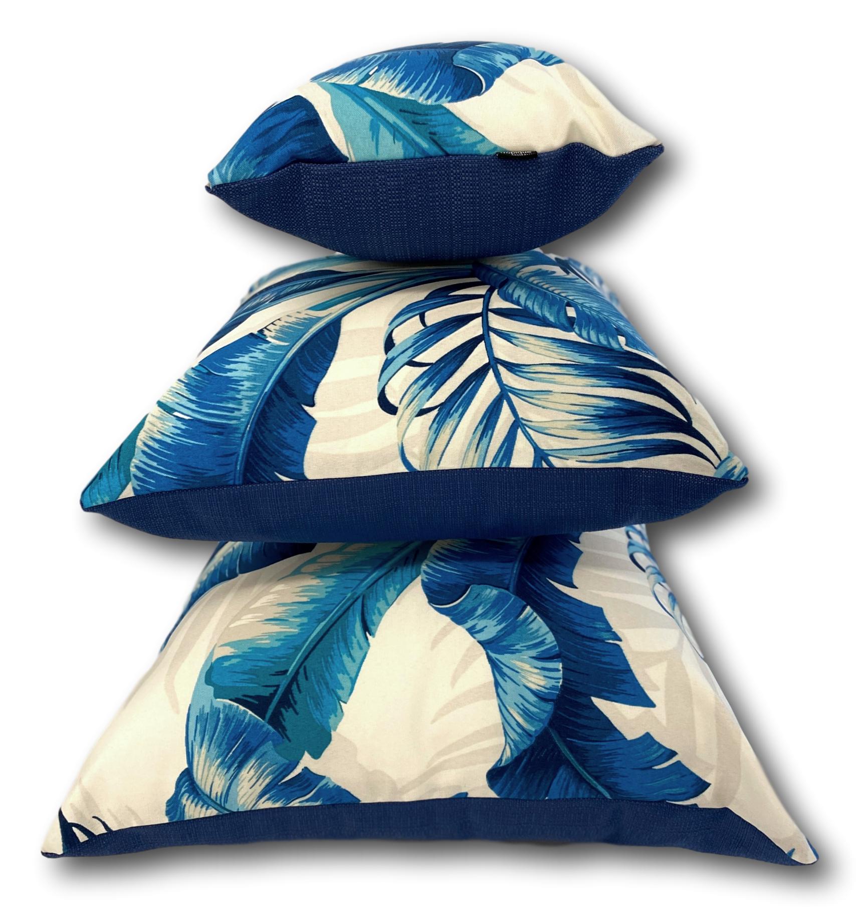 Palmiers in Marine - Tropique Cushions