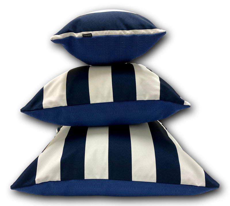 Cabana Luxe in Marine - Tropique Cushions