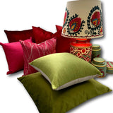 Boheme in Scarlet 1 x 60cm Left! - Tropique Cushions