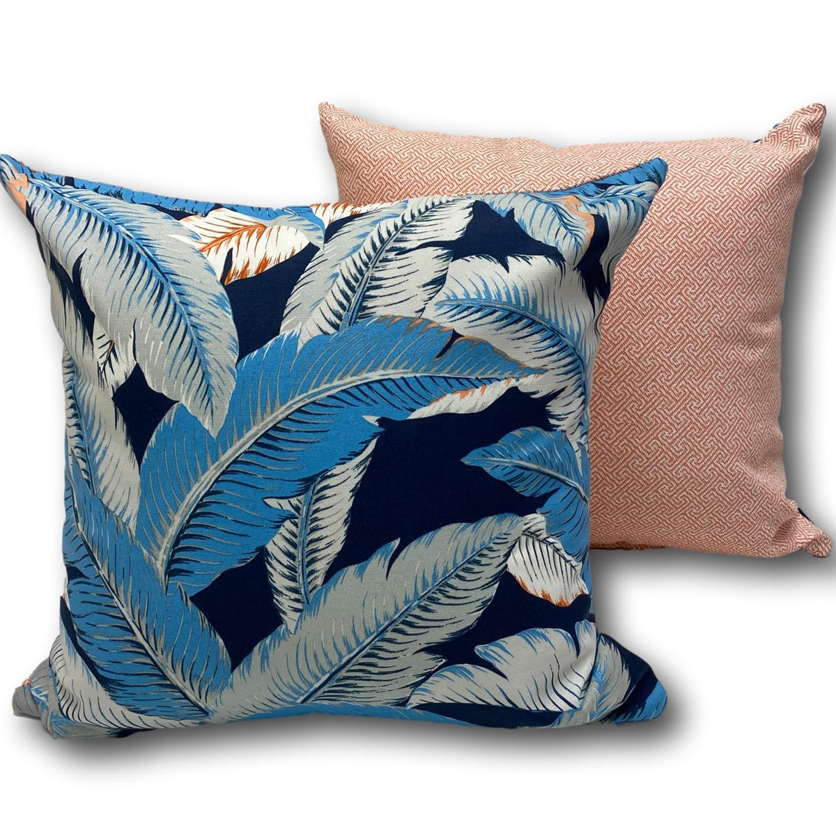 Aloha Palm Sky Blue in Beachside by Tropique Cushions Australia