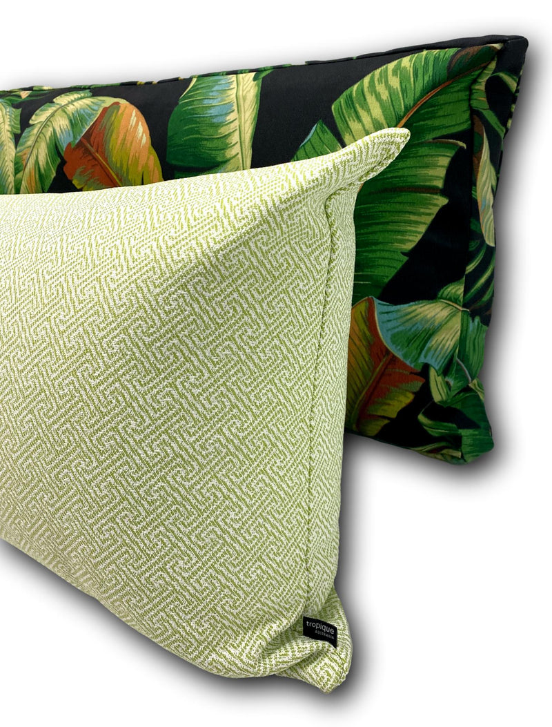 Palmiers in Midnight Daybed Cushion