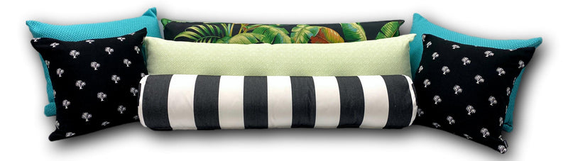 Palmiers in Midnight Daybed Cushion