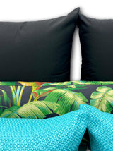 Palmiers in Midnight Daybed Cushion