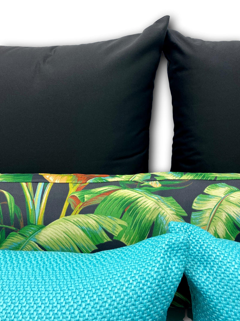 Palmiers in Midnight Daybed Cushion