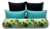 Daybed Bolster | Coco Palm Aqua