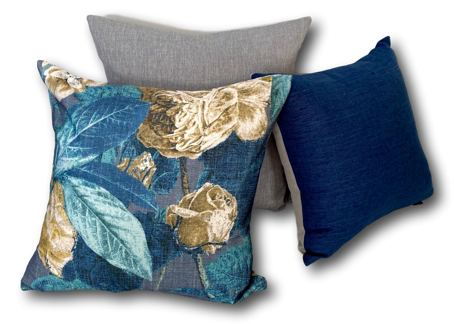 Feelgood Botanique Set in Cove - Tropique Cushions