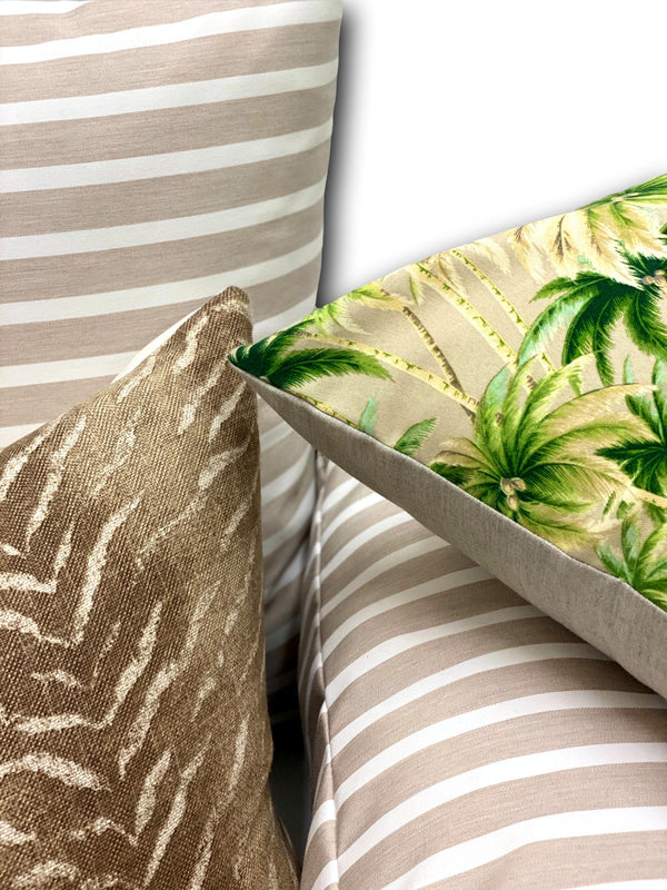 Sunbrella Shore Linen Large Luxurious Floor Cushion