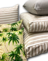 Sunbrella Shore Linen Small Luxurious Floor Cushions