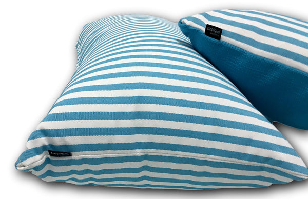 Sunlounger Cushion Cove in Aqua Wrap Finish