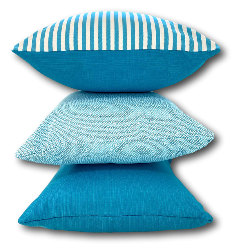 Feelgood Sanctuary in Aqua Set - Tropique Cushions