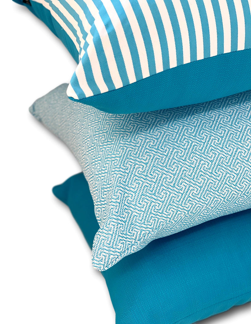 Feelgood Sanctuary in Aqua Set - Tropique Cushions