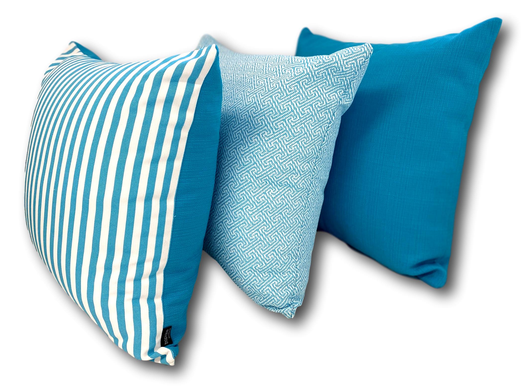 Feelgood Sanctuary in Aqua Set - Tropique Cushions