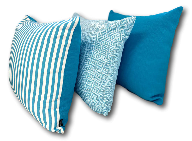 Feelgood Sanctuary in Aqua Set - Tropique Cushions