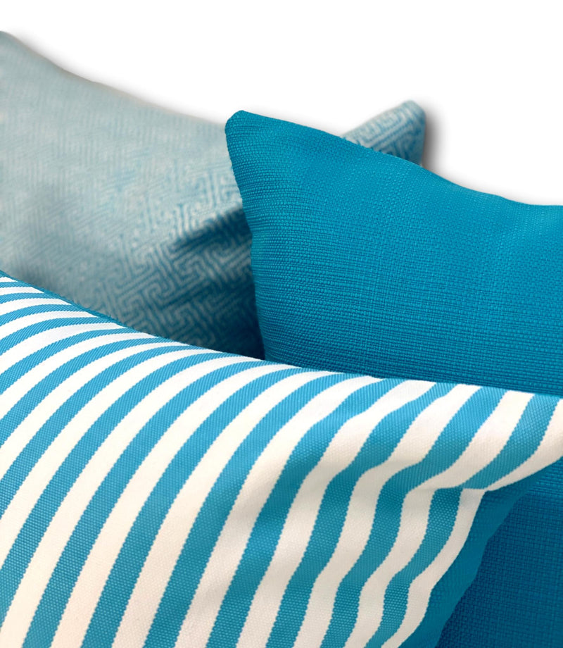 Feelgood Sanctuary in Aqua Set - Tropique Cushions