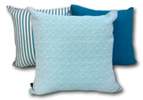 Feelgood Sanctuary in Aqua Set - Tropique Cushions