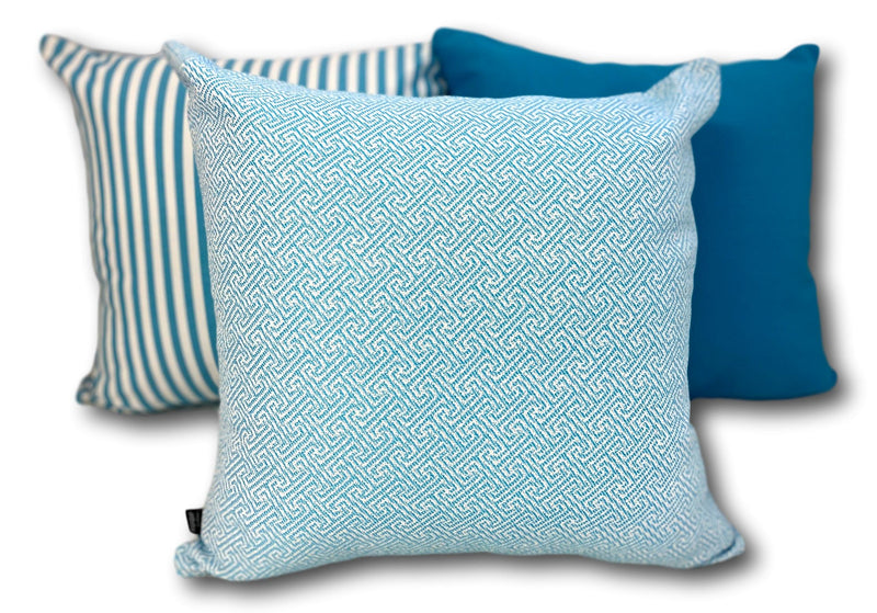 Feelgood Sanctuary in Aqua Set - Tropique Cushions
