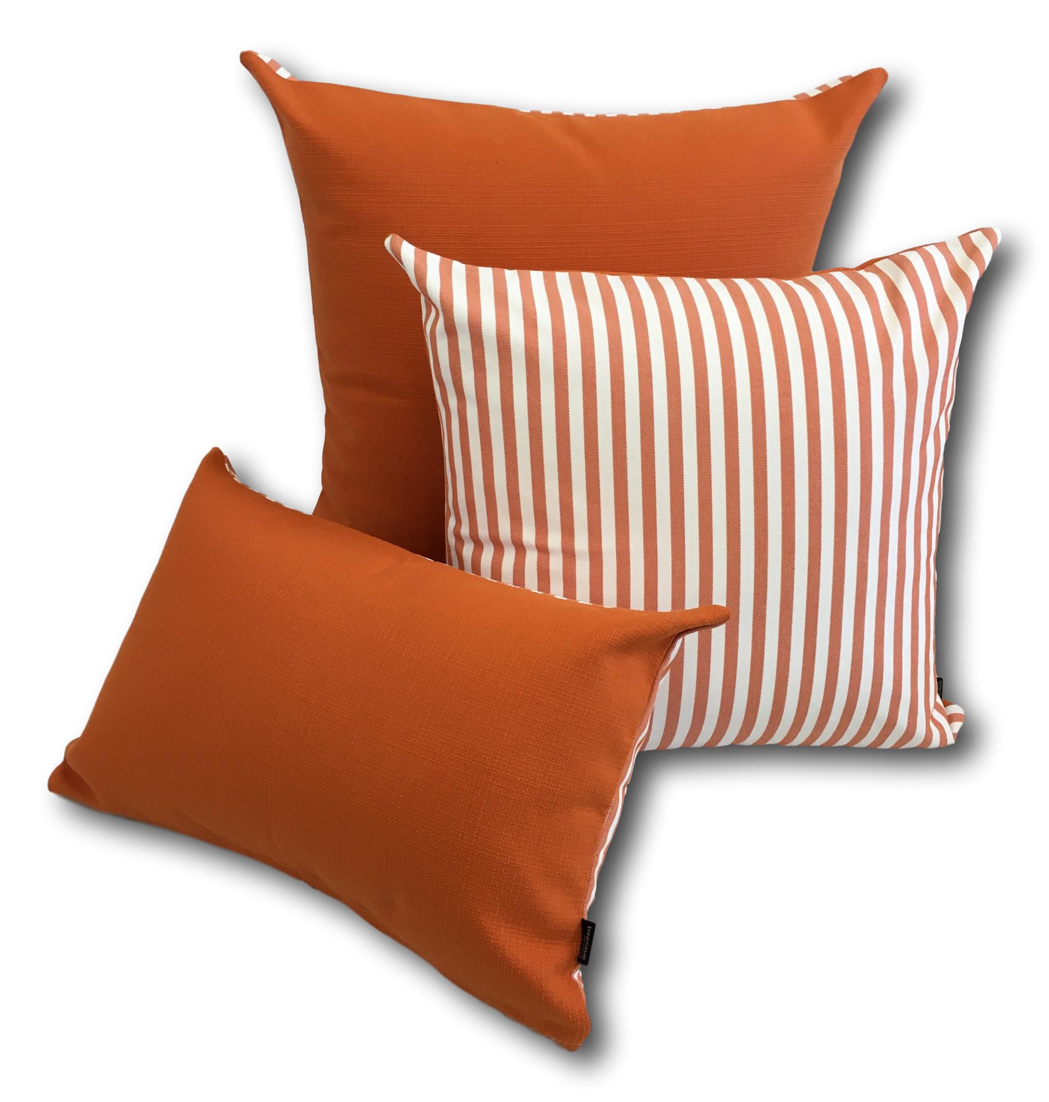 Cove in Papaya - Tropique Cushions