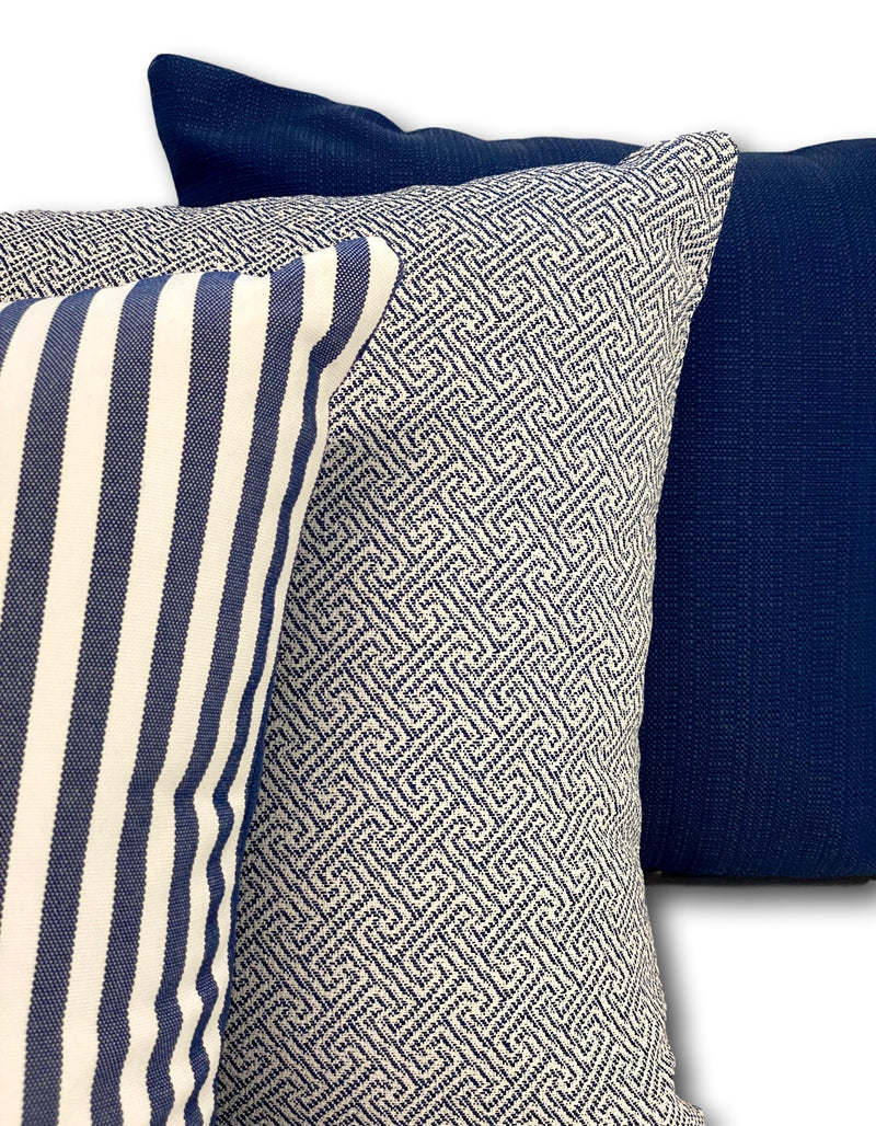 Feelgood Sanctuary in Marine Set - Tropique Cushions
