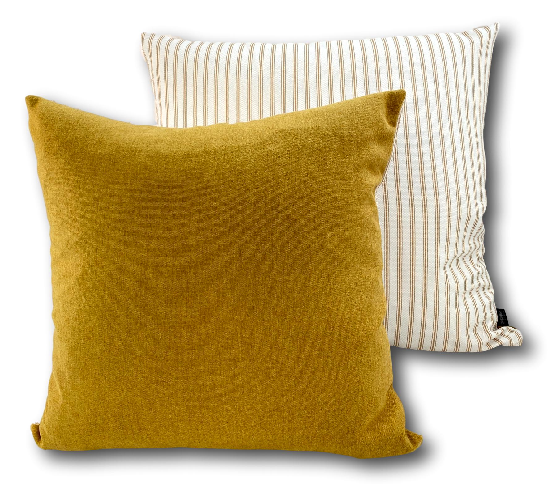 Cashmere Indulgence in Marigold - Tropique Cushions