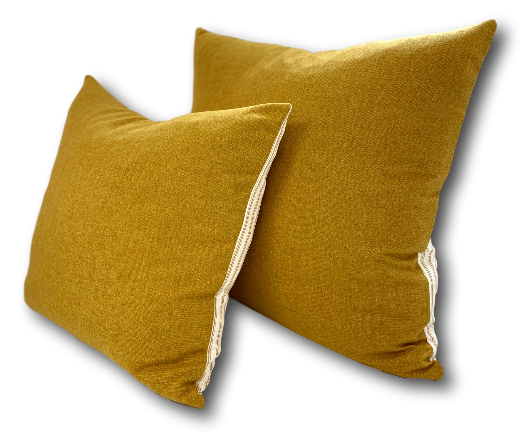 Cashmere Indulgence in Marigold - Tropique Cushions