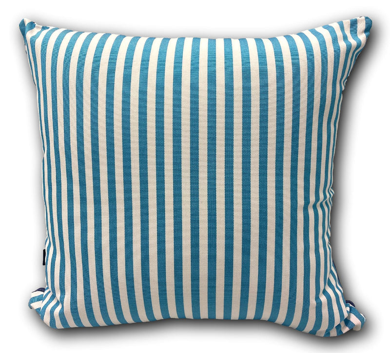 Cove in Aqua/Marine Stripe