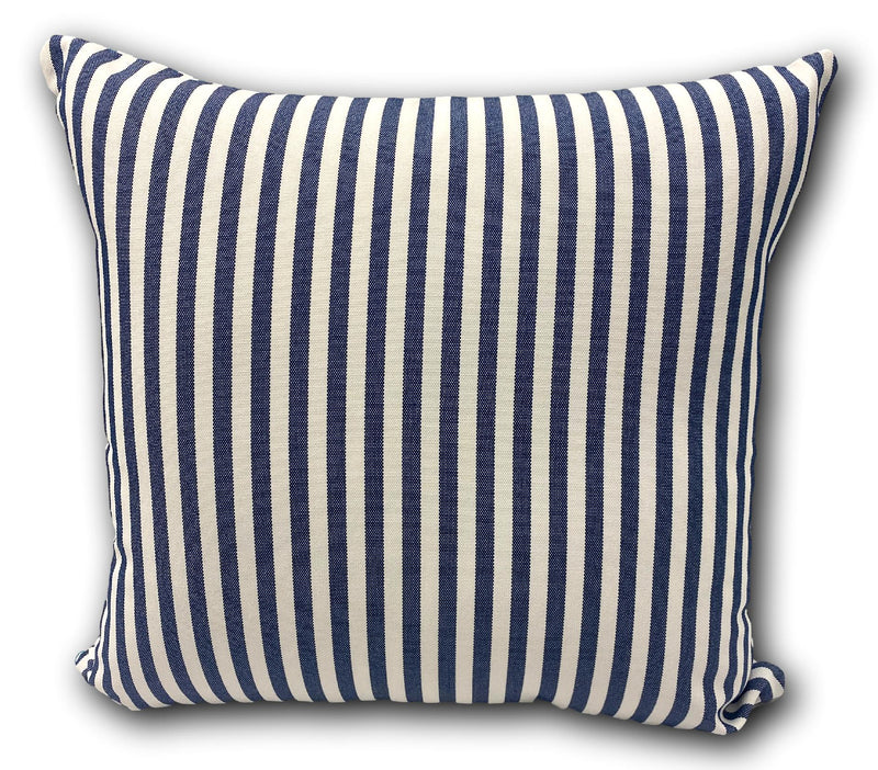 Cove in Aqua/Marine Stripe