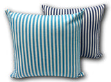 Cove in Aqua/Marine Stripe