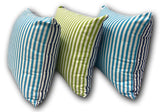 Cove in Aqua/Marine Stripe