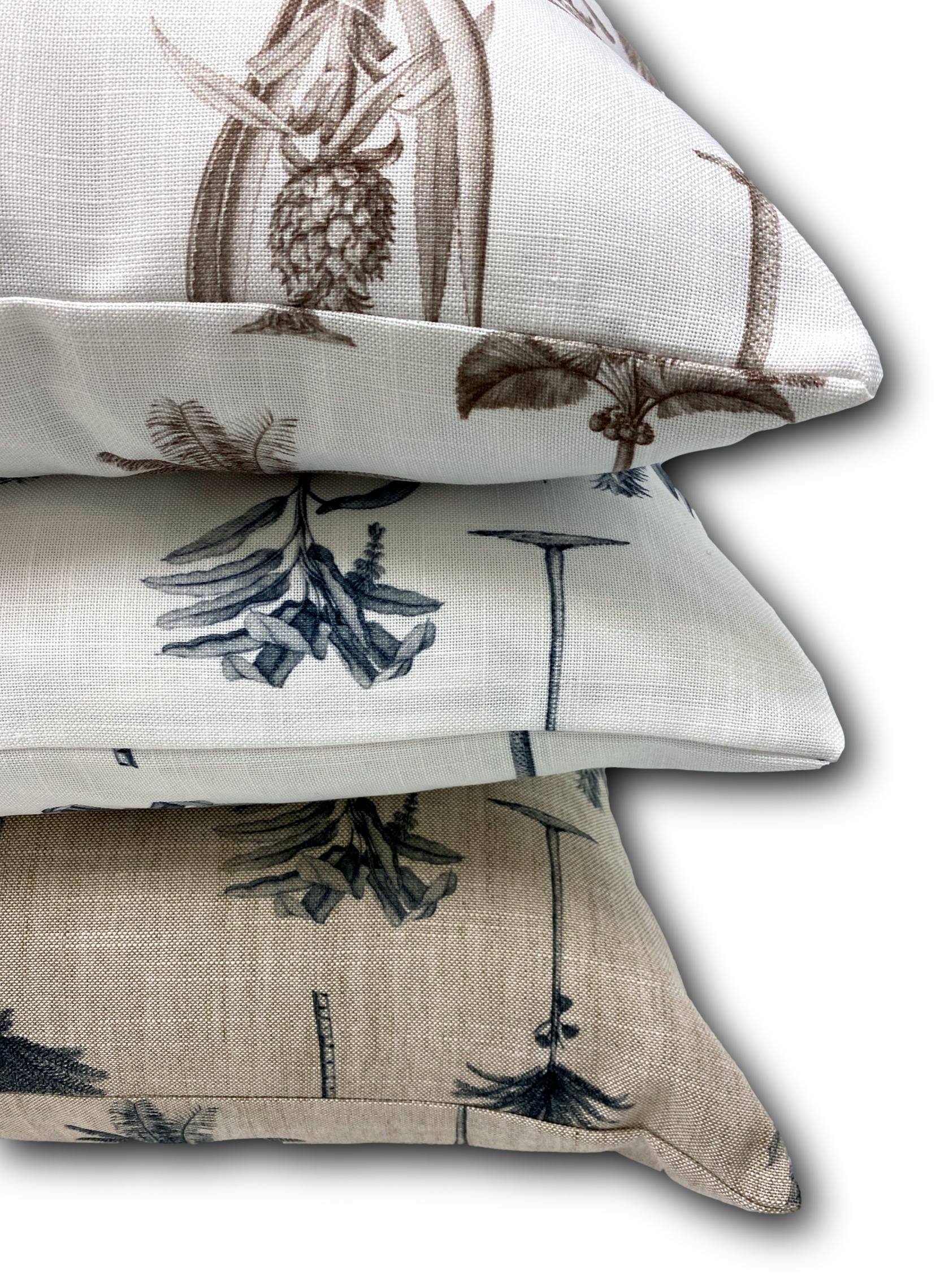 Luana Linen in Charcoal White
