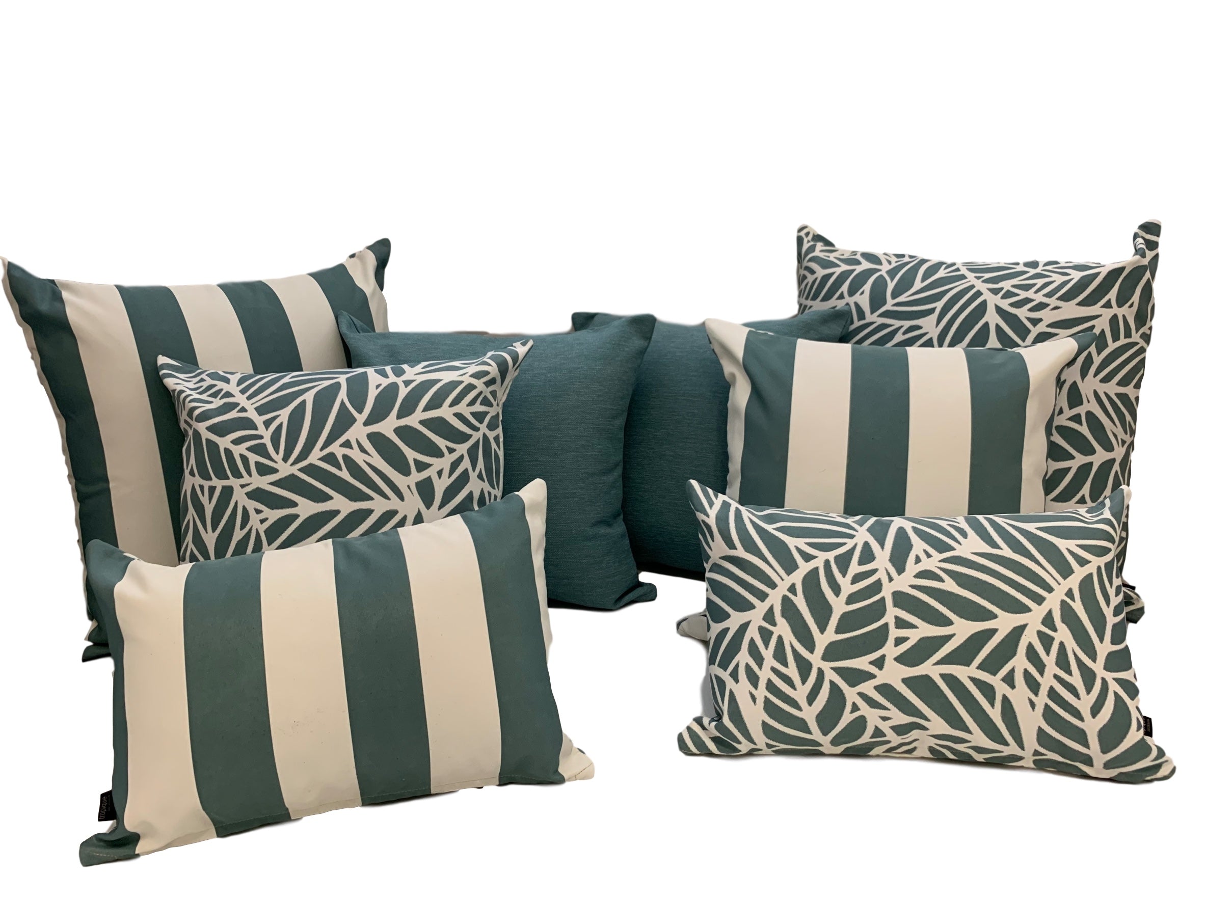 Tulum Poolside in Seamist - Limited LAST Stock! - Tropique Cushions