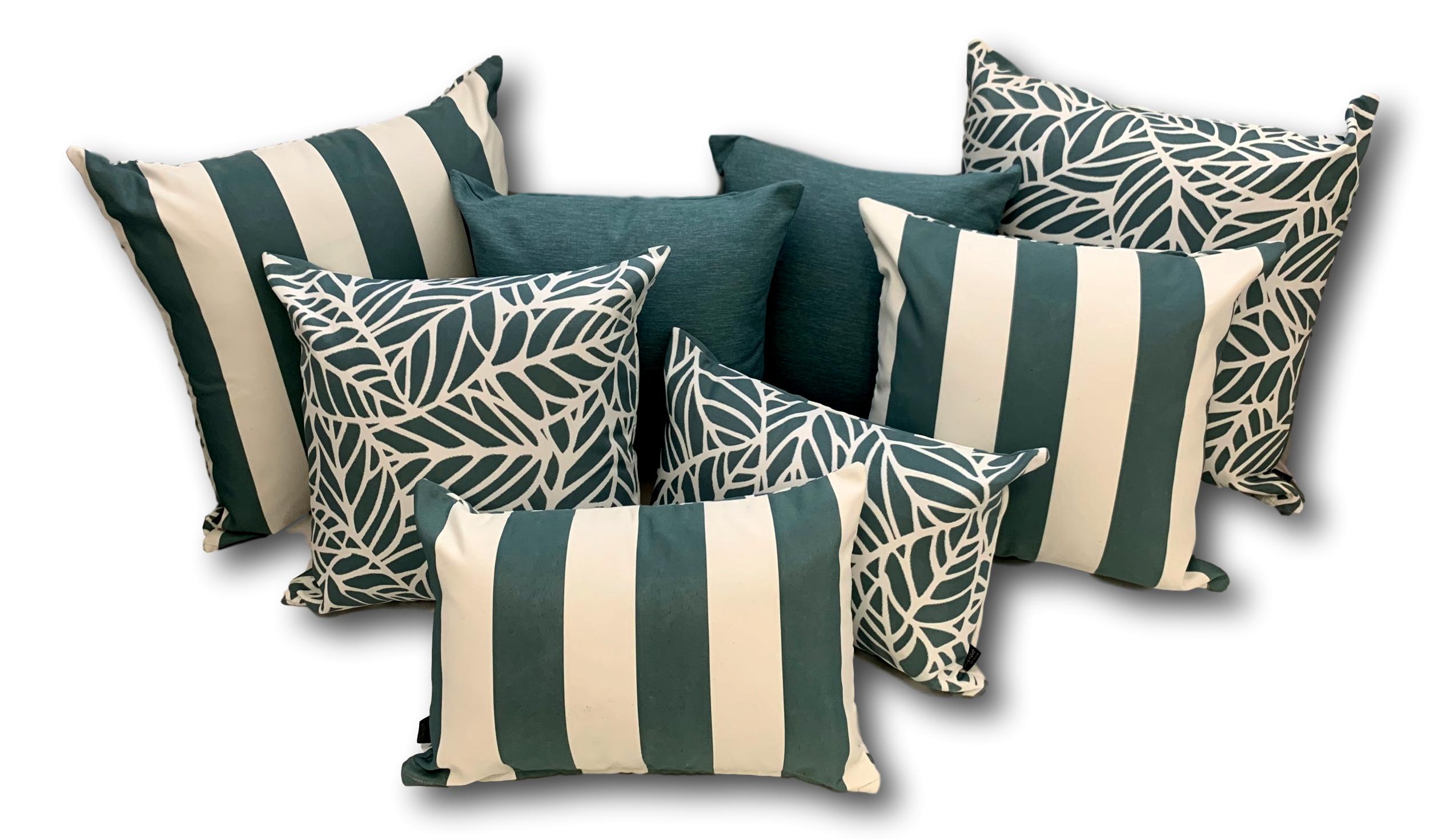 Tulum Poolside in Seamist - Limited LAST Stock! - Tropique Cushions