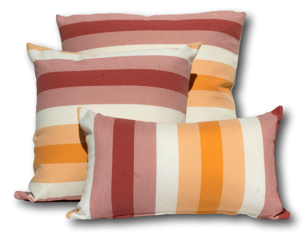 Poolstripe Tangelo - Tropique Cushions