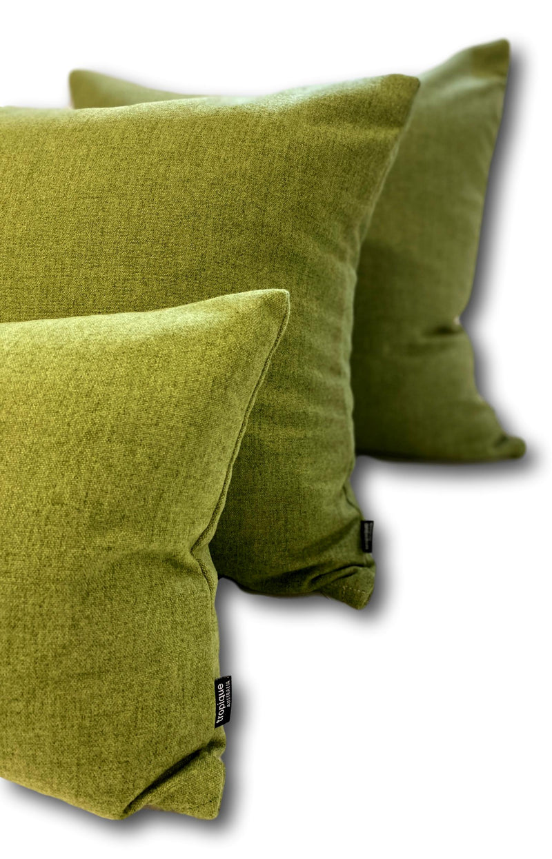 Cashmere Luxe in Leaf - Tropique Cushions
