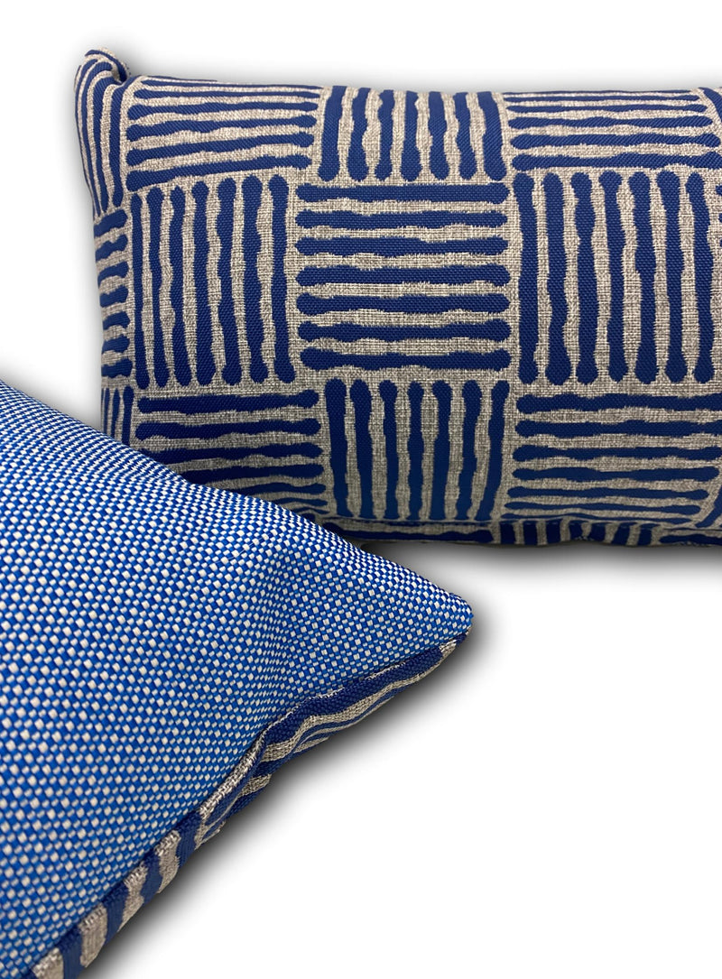 Mombassa in Cobalt Lumbar Pair