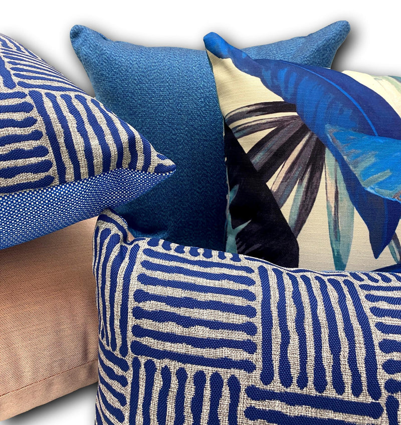 Mombassa in Cobalt Lumbar Pair