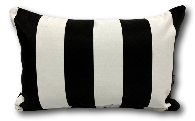 Cabana Luxe in Night Black - Tropique Cushions