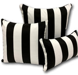Cabana Luxe in Night Black - Tropique Cushions