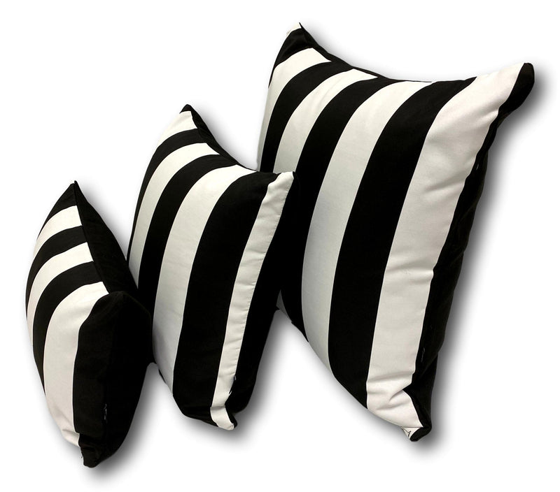 Cabana Luxe in Night Black - Tropique Cushions