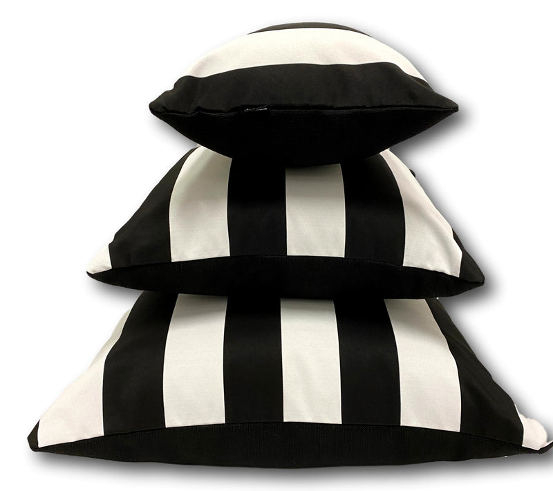 Cabana Luxe in Night Black - Tropique Cushions
