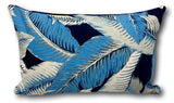 Aloha Palm in Sky Blue - Tropique Cushions