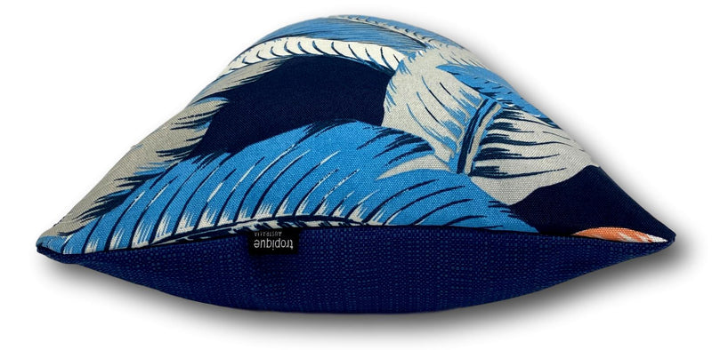 Aloha Palm in Sky Blue - Tropique Cushions