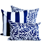 Tulum Poolside in Marine - Tropique Cushions