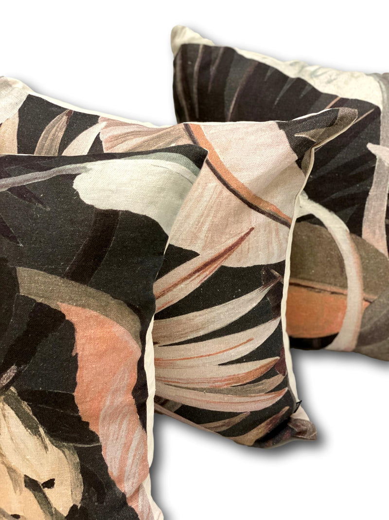 La Palma Sepia Boutique LINEN Collection - Tropique Cushions