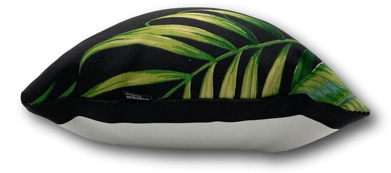Palmiers Stripe in Night Lumbar - Tropique Cushions