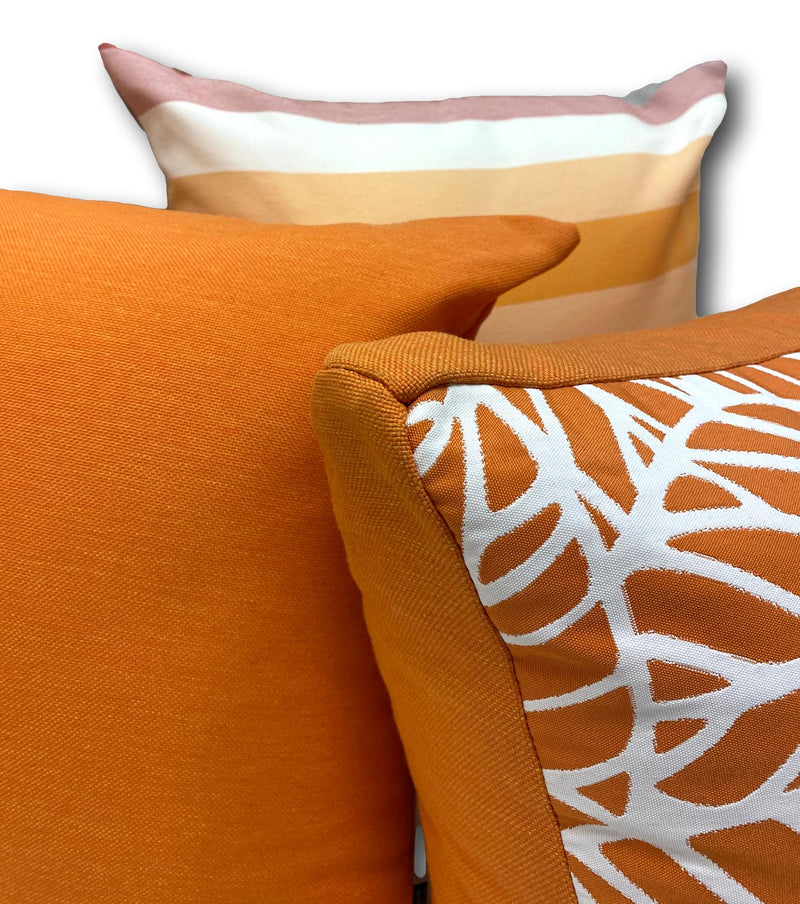 Colour Pop in Tangelo - Tropique Cushions