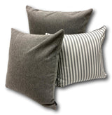 Terry Cloth in Gravel - Made to Order - Tropique Cushions